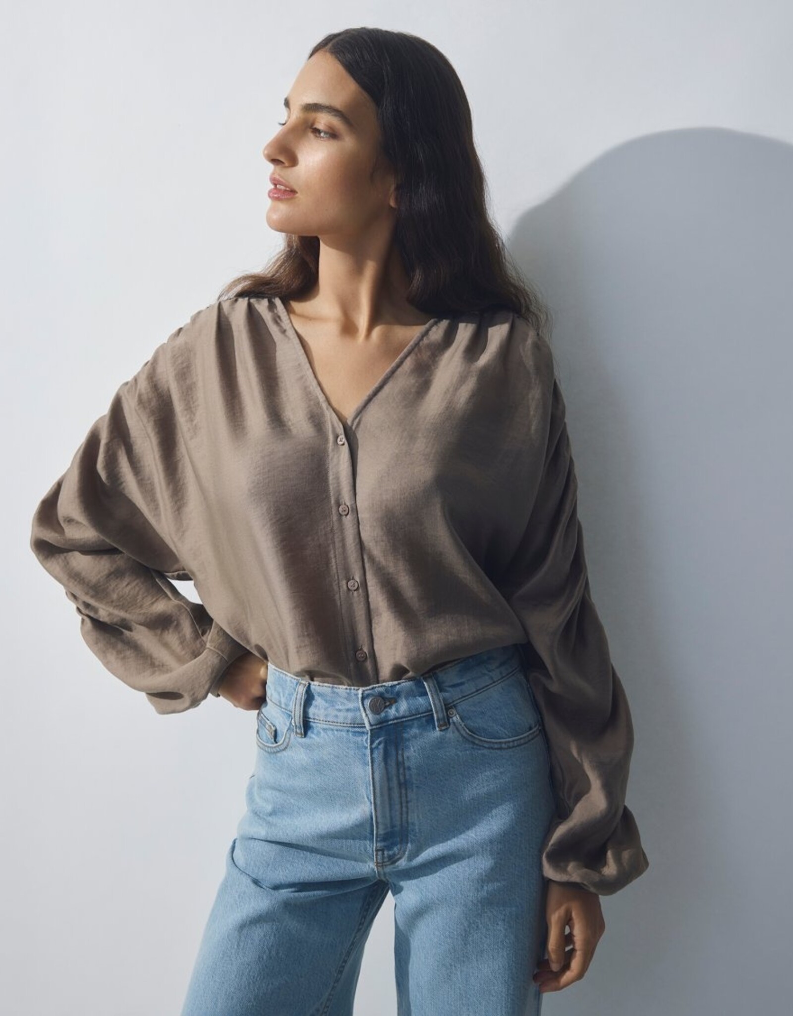 Moss Copenhagen Ramona Rikkelia Volume Shirt Mountain Trail