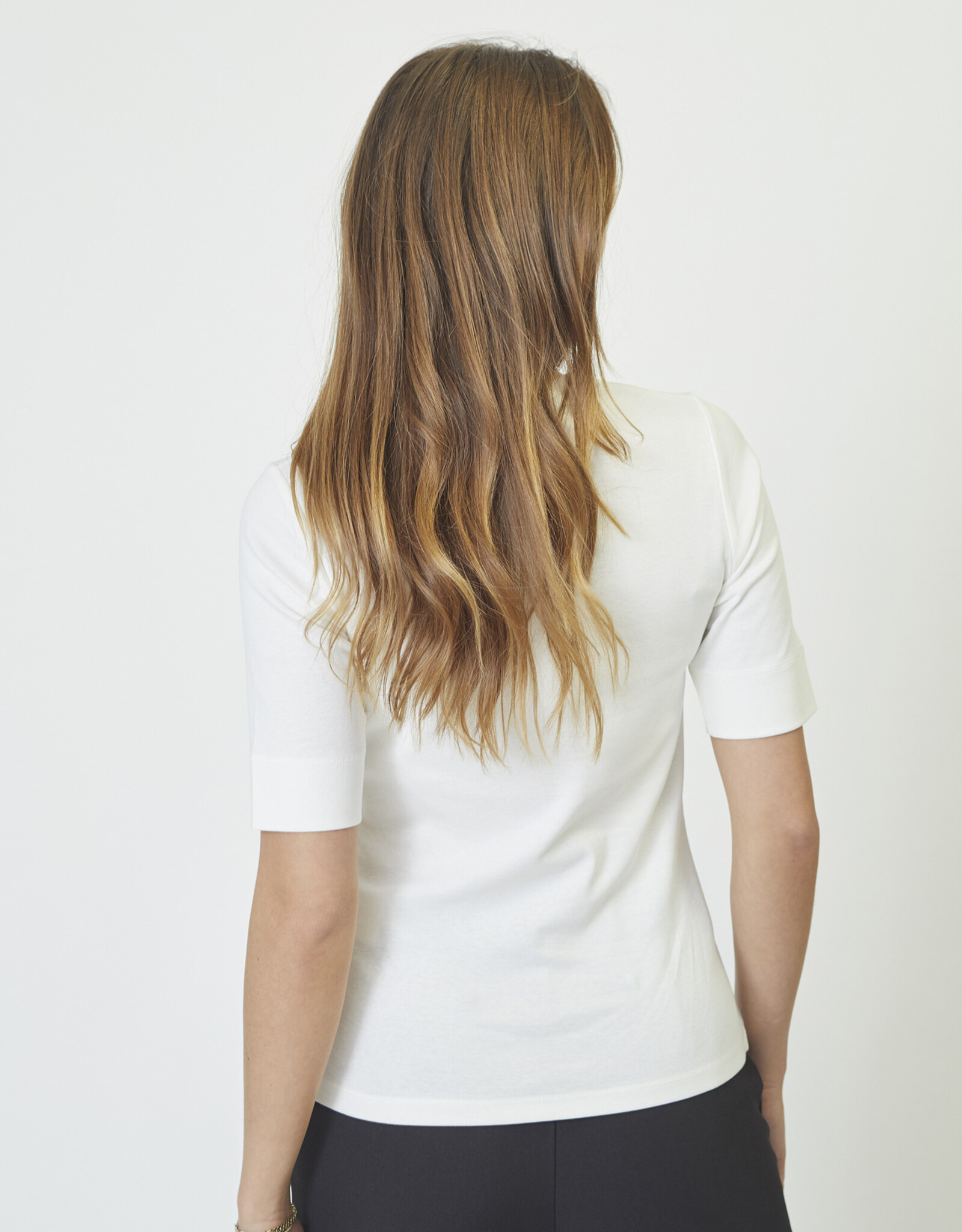 Co'Couture Granny Embroidery SS Tee Off White