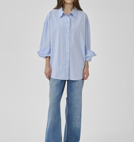 My Essential Wardrobe Vilda Sunna Boxy Shirt Cashmere Blue