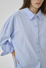 My Essential Wardrobe Vilda Sunna Boxy Shirt Cashmere Blue