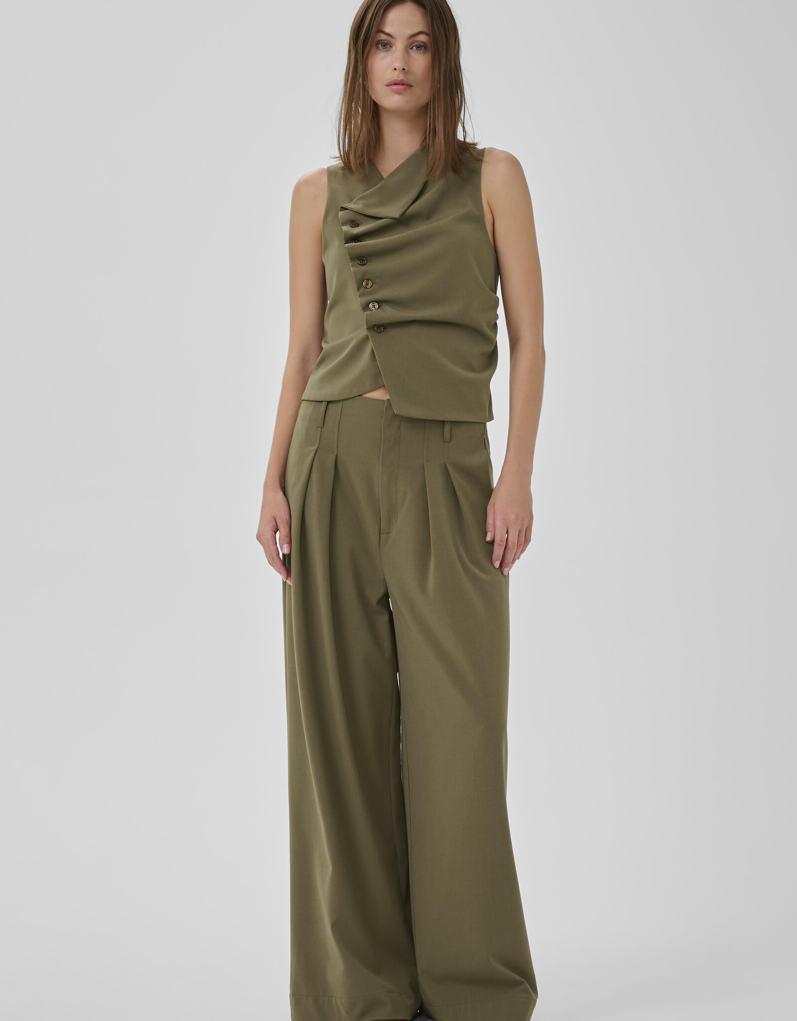 My Essential Wardrobe Hace Sille High Wide Pant Long Capers