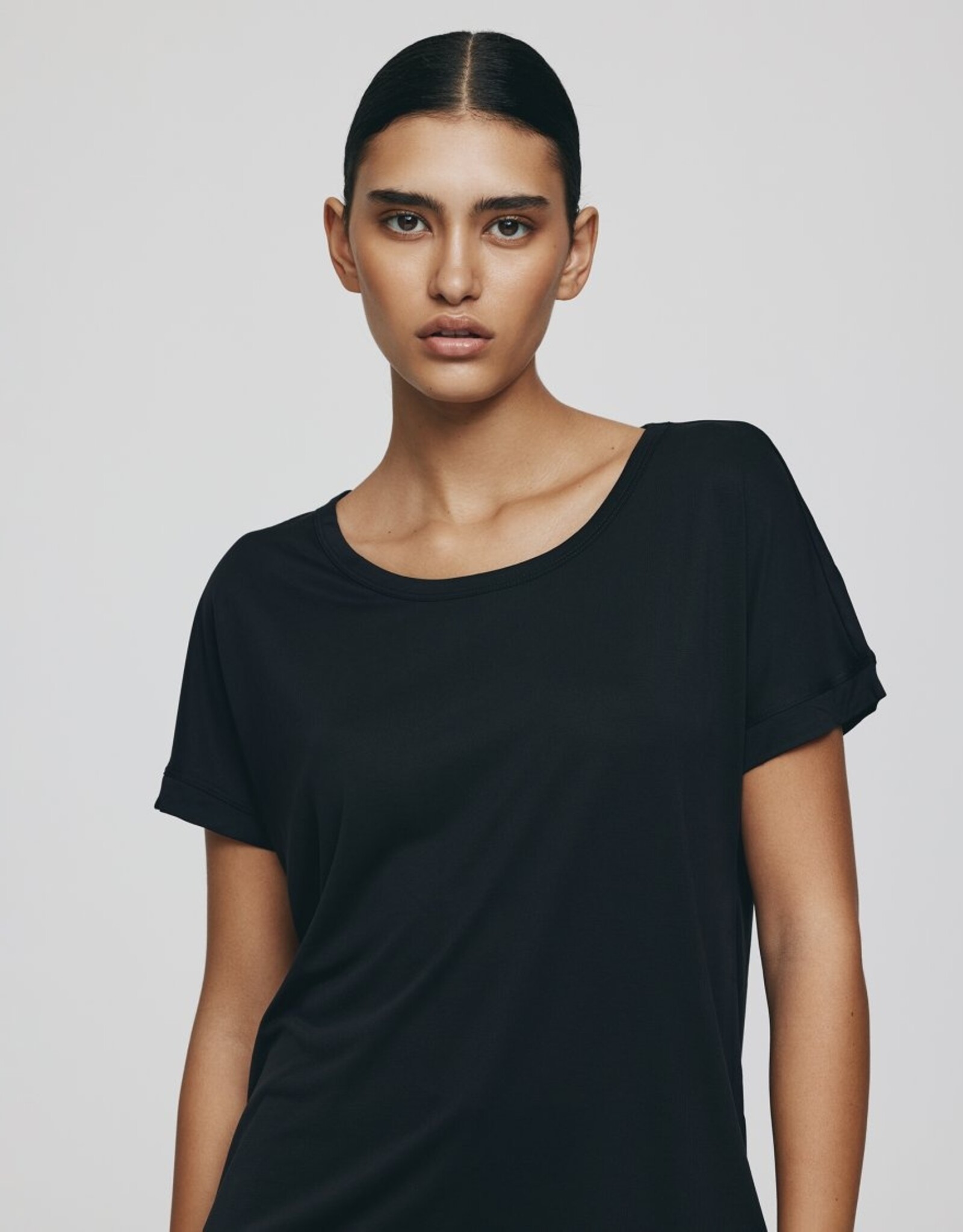 Moss Copenhagen Fenya Modal Tee Black