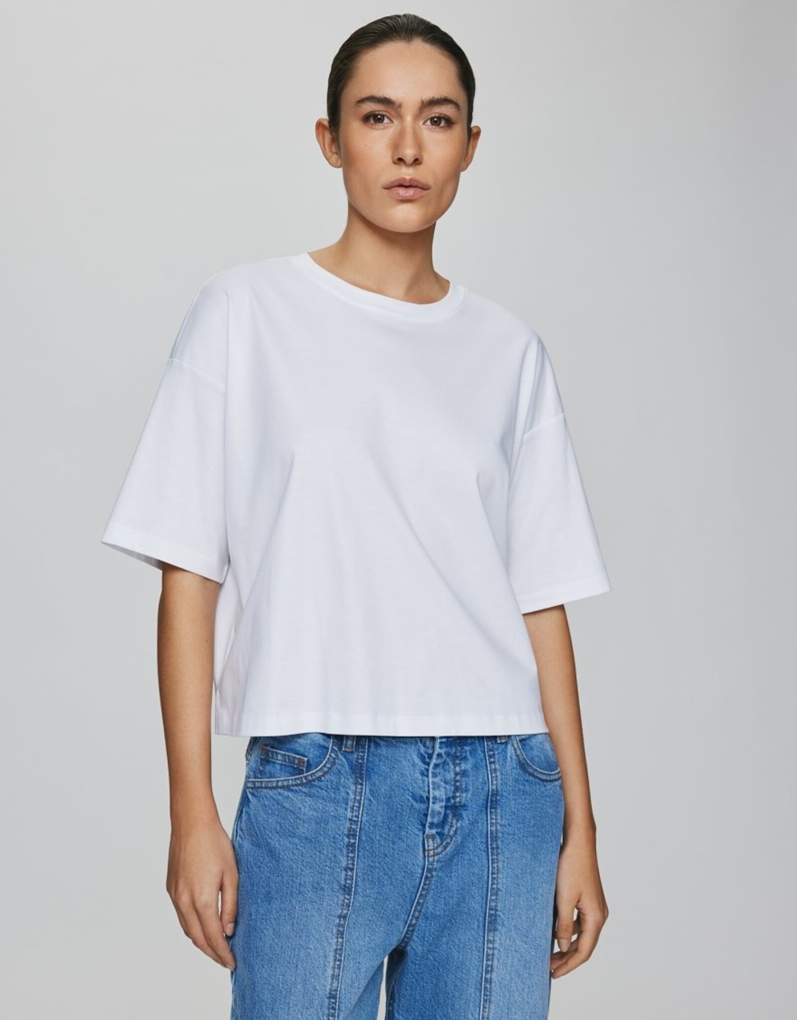 Moss Copenhagen Moa Melea Tee Bright White