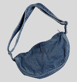 Moss Copenhagen Dylan Bumbag Mid Blue Wash