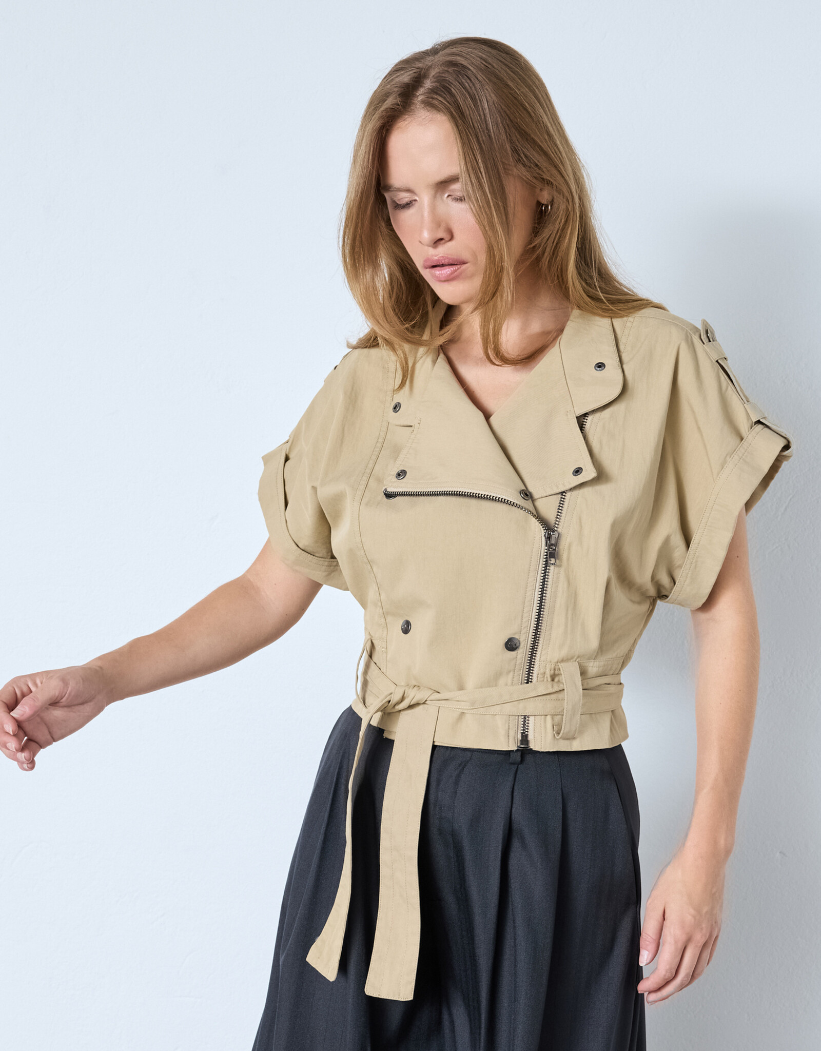 Co'Couture Kesha Cargo Vest Sand