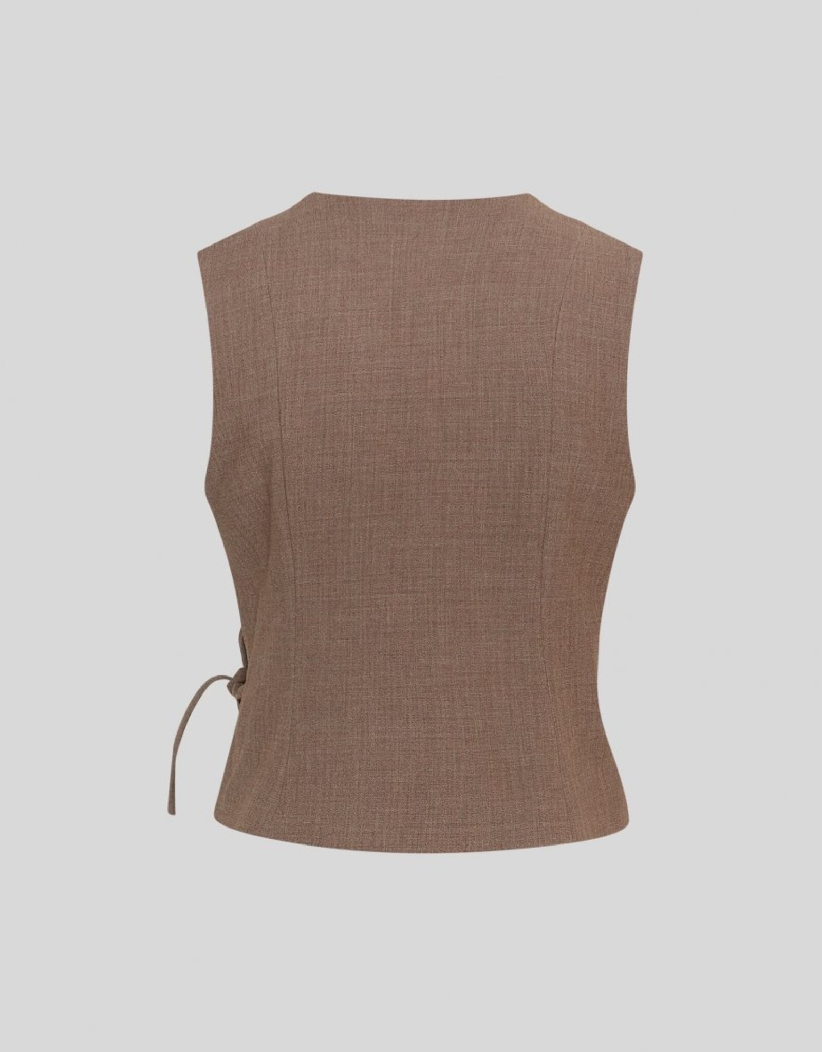 Moss Copenhagen Darina Waistcoat Mountain Trail Melange