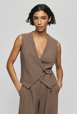 Moss Copenhagen Darina Waistcoat Mountain Trail Melange