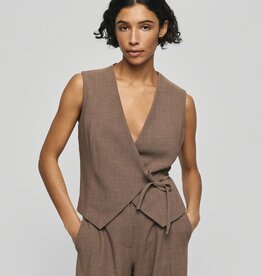 Moss Copenhagen Darina Waistcoat Mountain Trail Melange