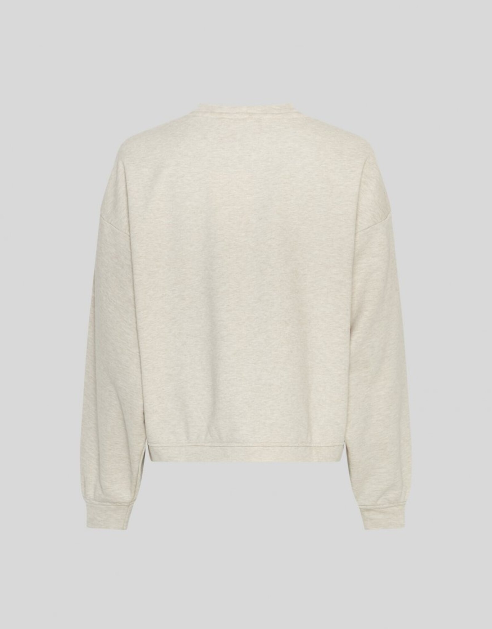 Moss Copenhagen Taia Briena Sweatshirt Oatmeal Melange