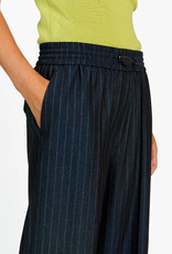 Aaiko Esila Pinstripe Trousers Night Blue