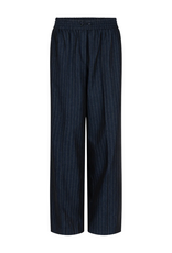 Aaiko Esila Pinstripe Trousers Night Blue