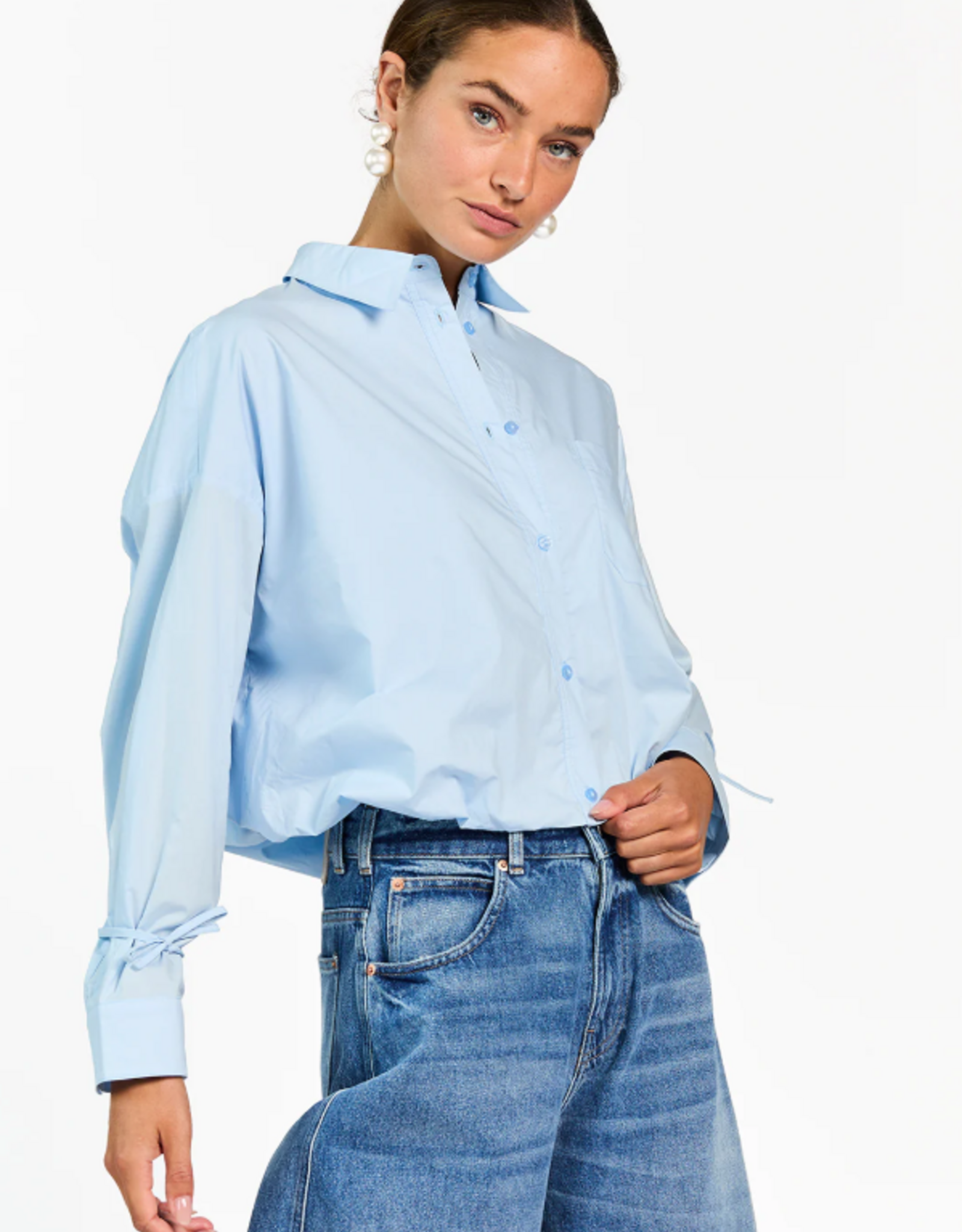 Aaiko Mikkie Blouse Baby Blue