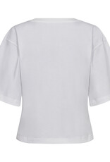 Co'Couture Zenga Tee O-Neck White Walnut