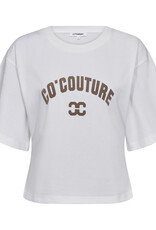 Co'Couture Zenga Tee O-Neck White Walnut