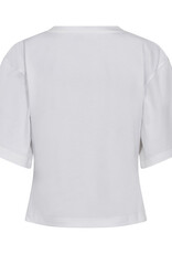 Co'Couture Zenga Tee V-Neck  White