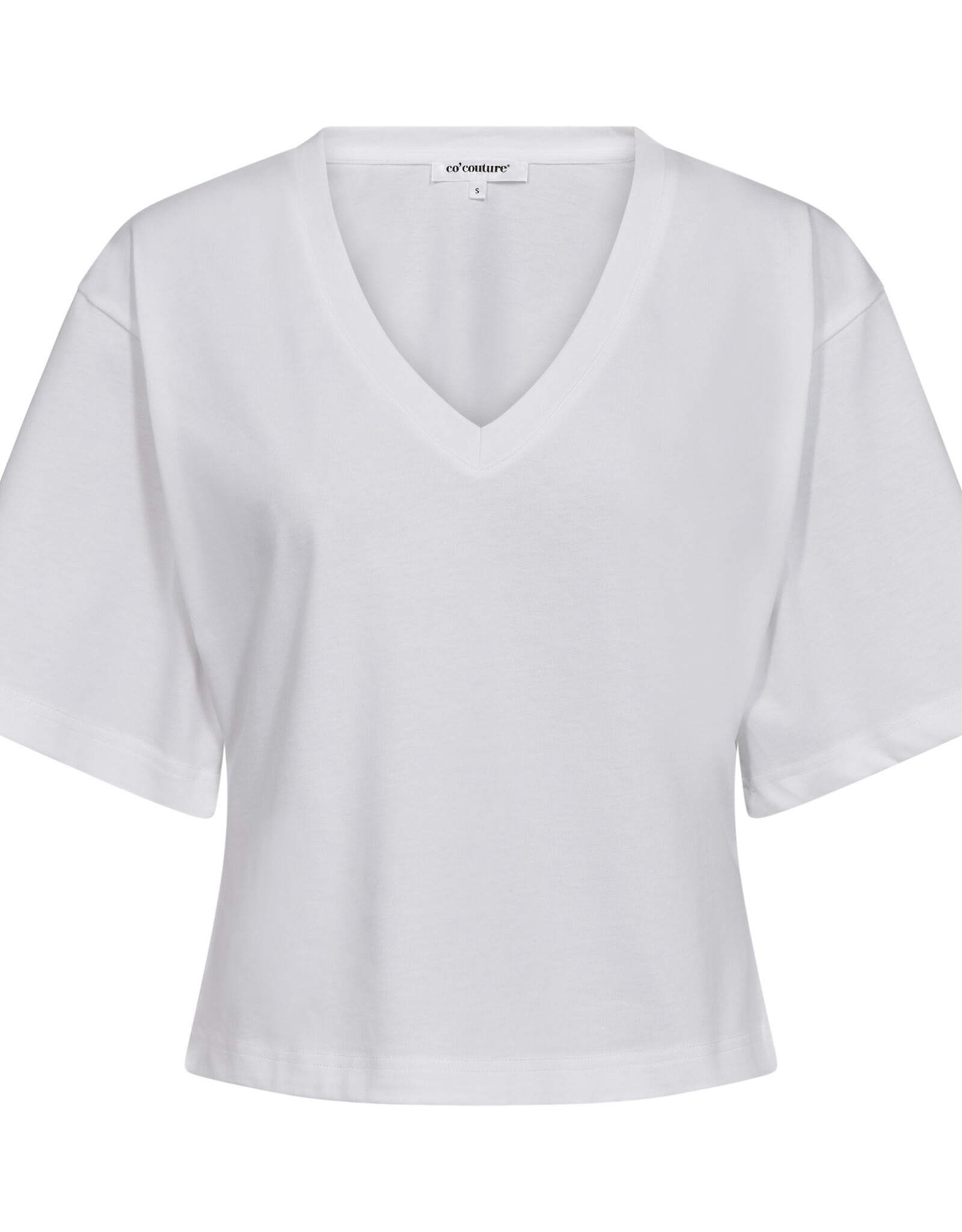 Co'Couture Zenga Tee V-Neck  White