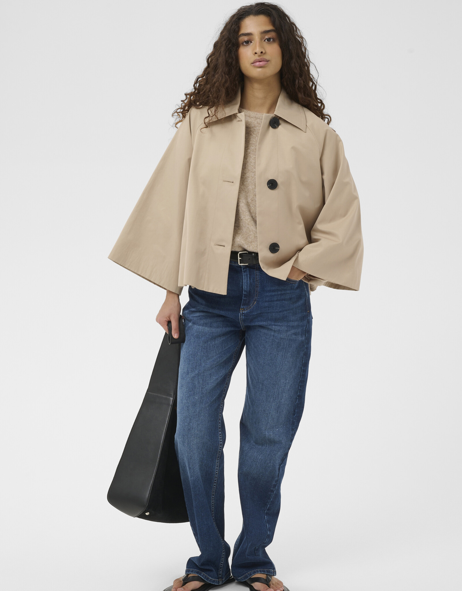 InWear Hinona Cape Jacket Sandstone