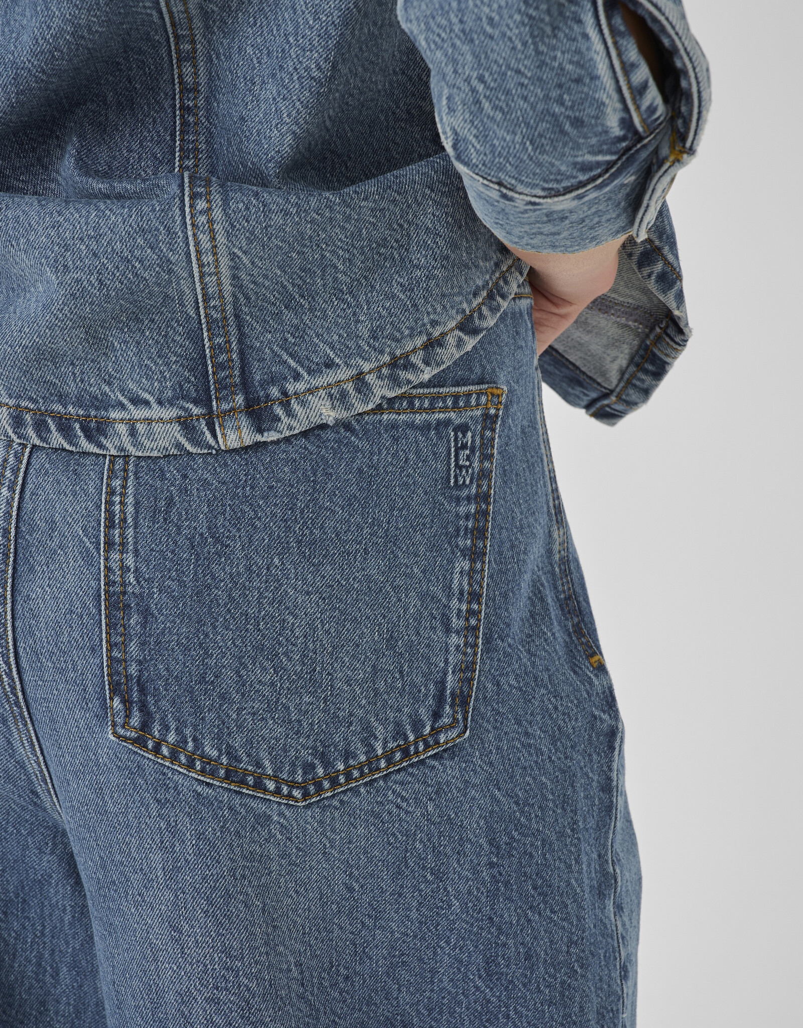 My Essential Wardrobe Jessie 139 Low Crotch X-Wide Medium Blue L31