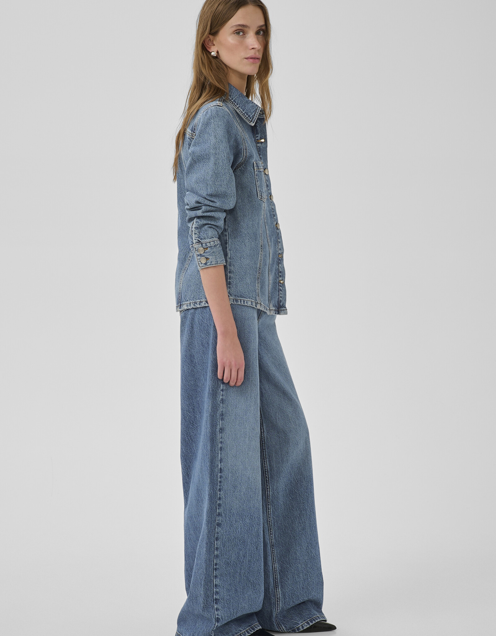 My Essential Wardrobe Jessie 139 Low Crotch X-Wide Medium Blue L31