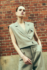 Cph Muse 207270 Tailor Double Pocket Waistcoat Winter Twig Melange