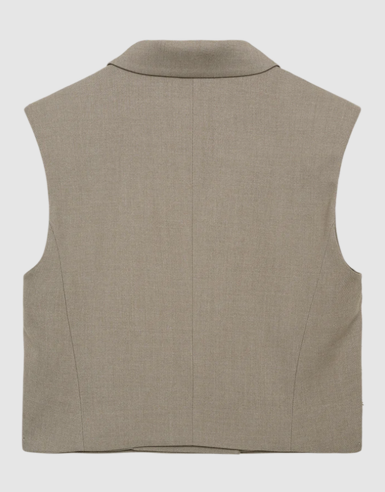 Cph Muse 207270 Tailor Double Pocket Waistcoat Winter Twig Melange