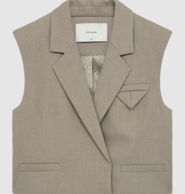 Cph Muse 207270 Tailor Double Pocket Waistcoat Winter Twig Melange