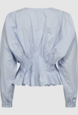 Cph Muse 207362 Poplin Jacquard Blouse Heather