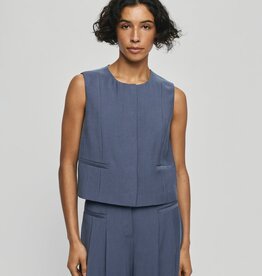 Moss Copenhagen Frode Waistcoat Vintage Indigo