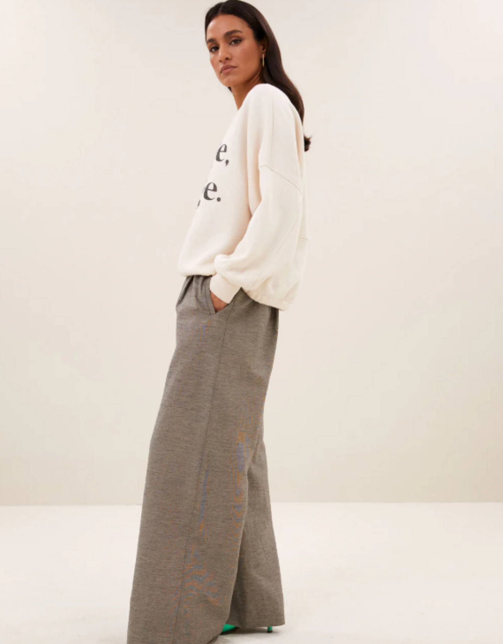 By Bar Malyn Voyage Sweater Oyster Melee