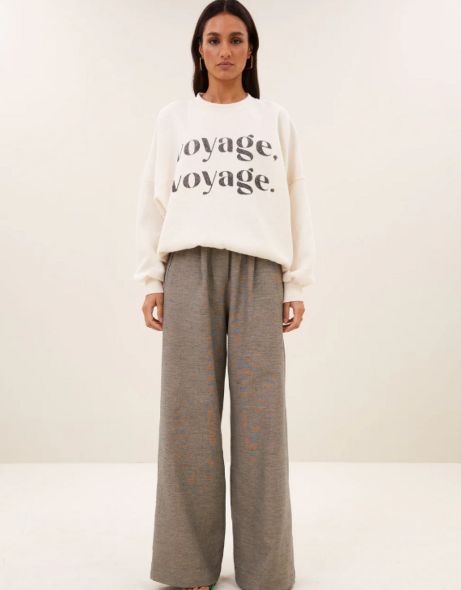 By Bar Malyn Voyage Sweater Oyster Melee