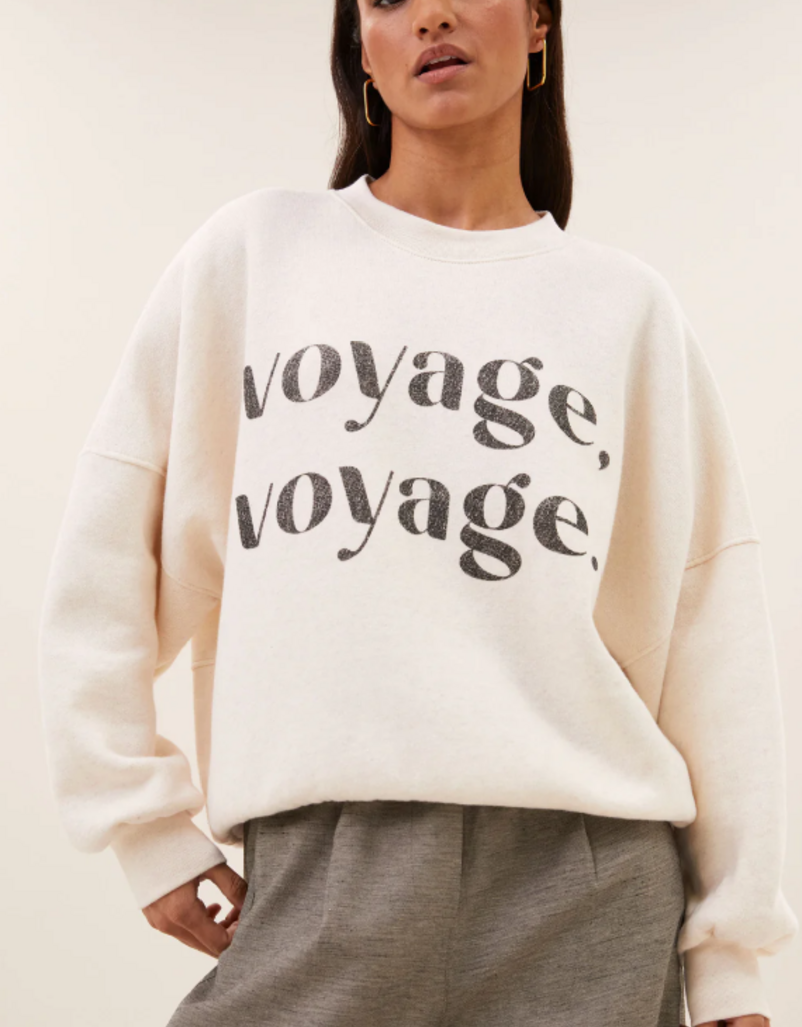 By Bar Malyn Voyage Sweater Oyster Melee