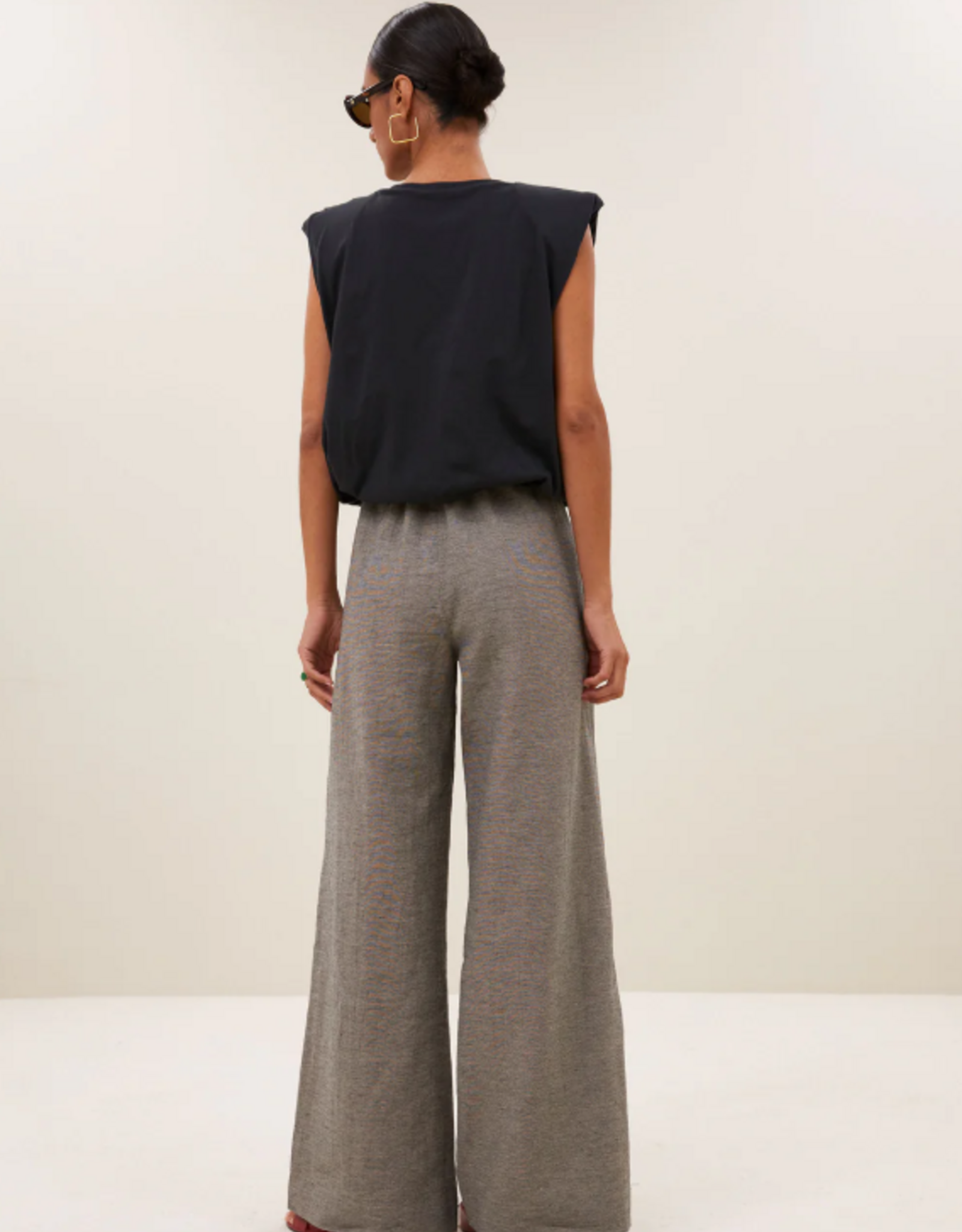 By Bar Benji Melange Pants Charcoal Melange