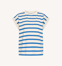 By Bar Tobi Stripe Top Azul Blue
