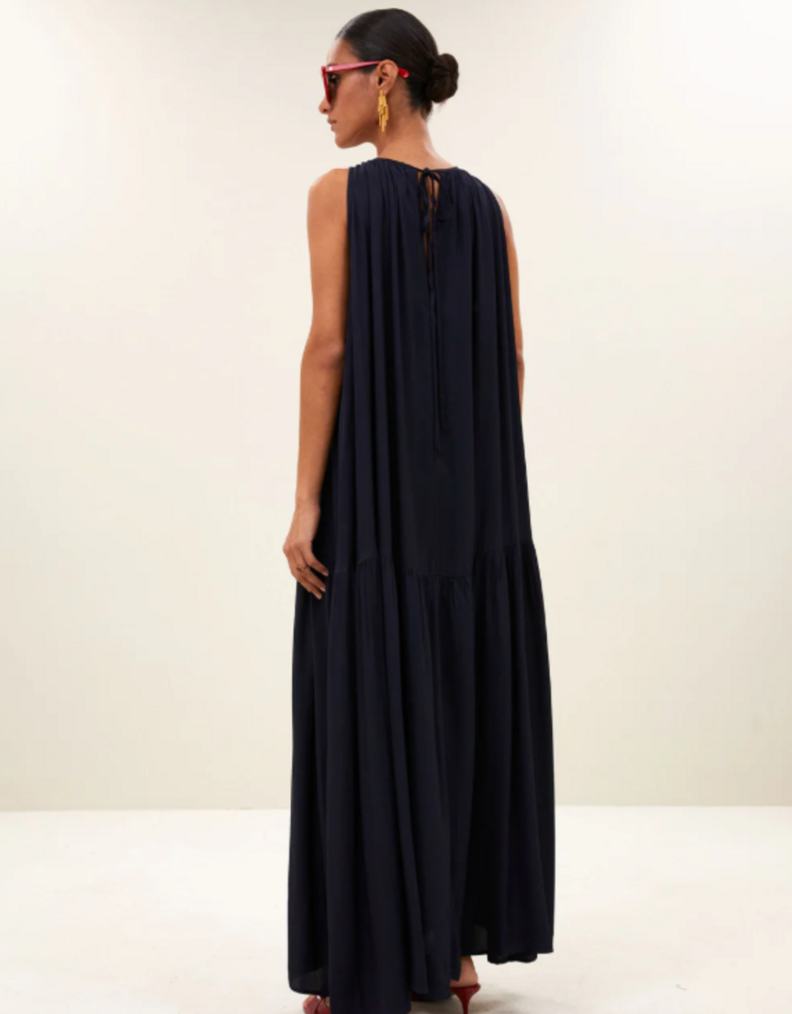 By Bar Peggy Twill Dress Captain Blue