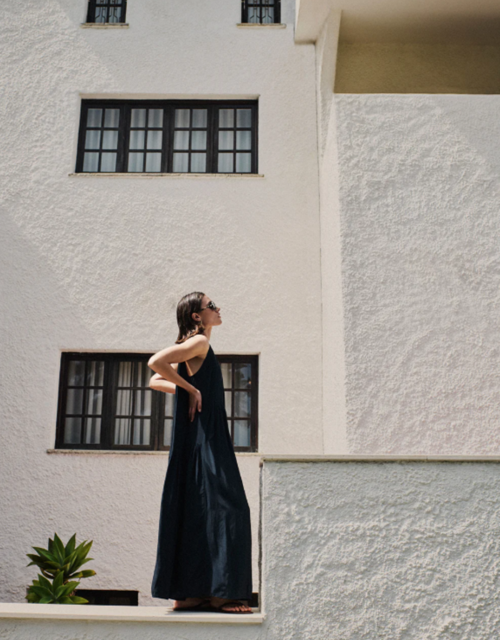 By Bar Peggy Twill Dress Captain Blue