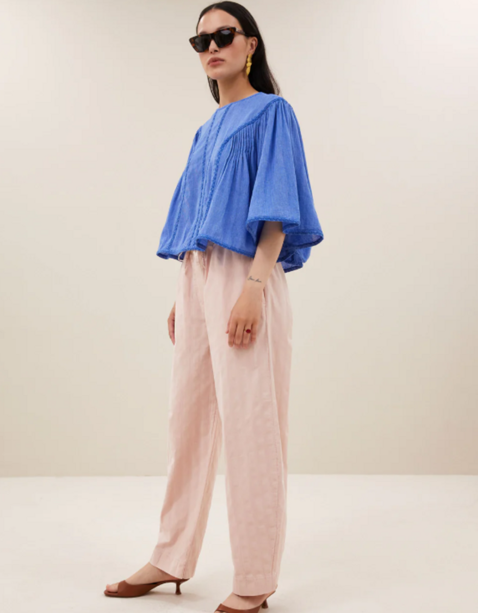 By Bar Jack Balloon Pants Old Pink