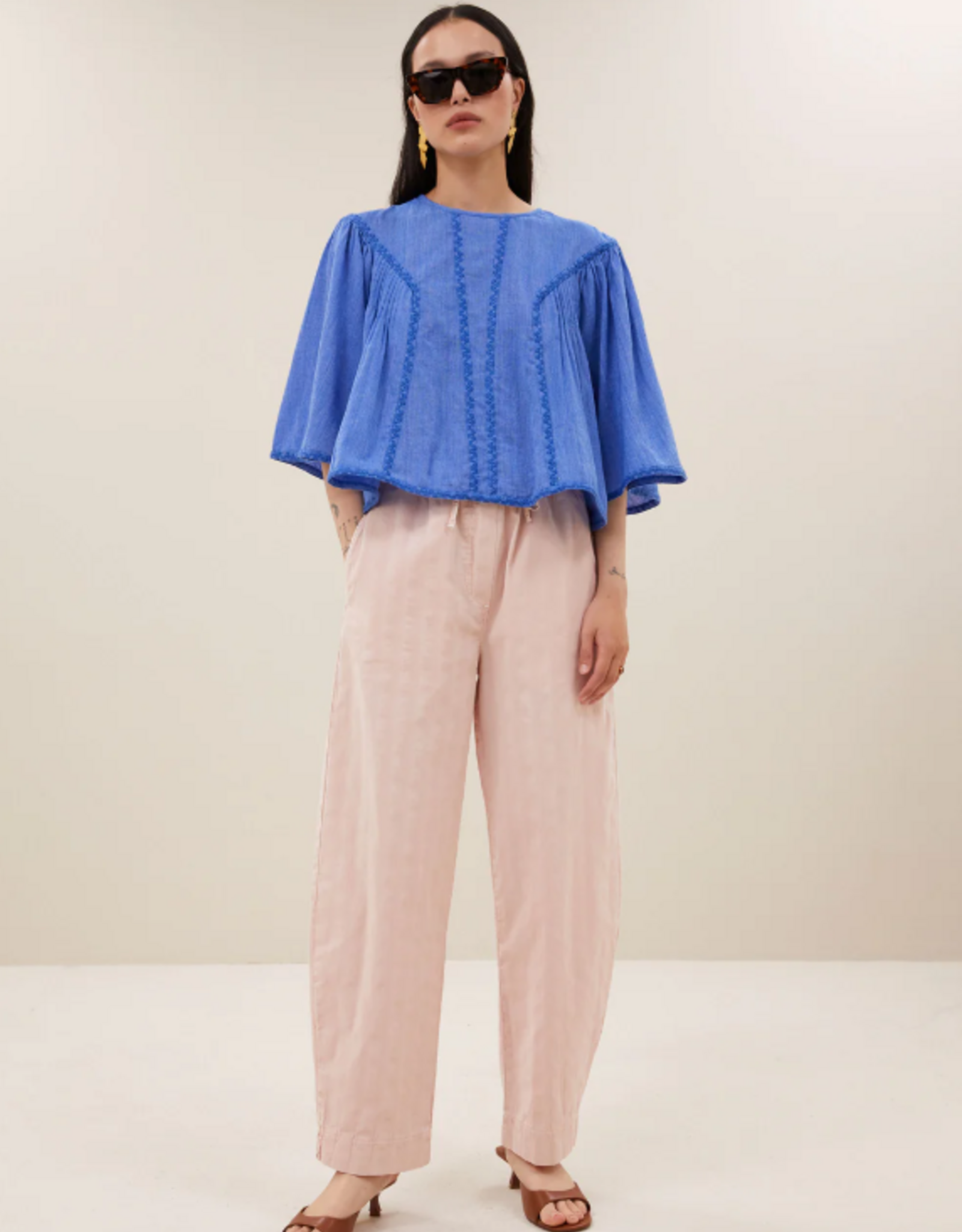 By Bar Jack Balloon Pants Old Pink