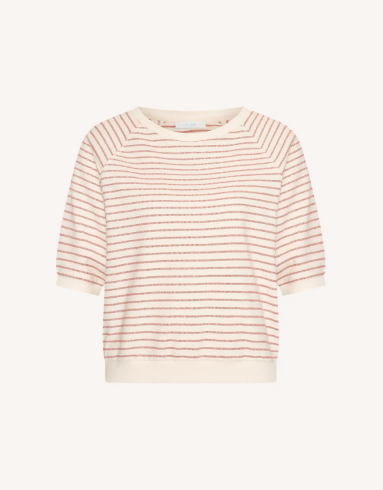 By Bar Neva Heavy Jersey Stripe Top Sunset Rose