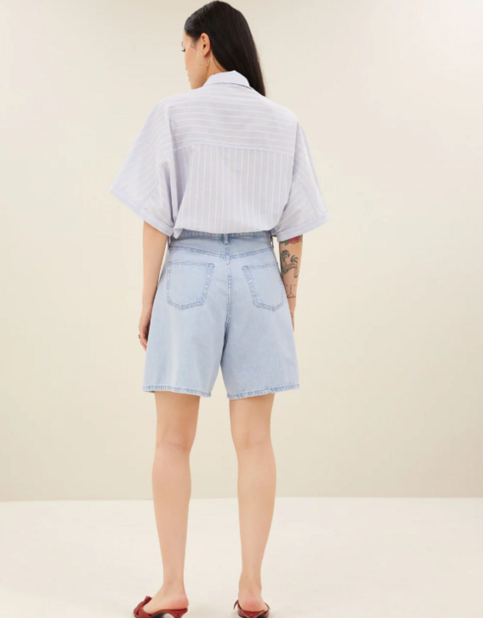 By Bar Elisa Denim Short Light Denim