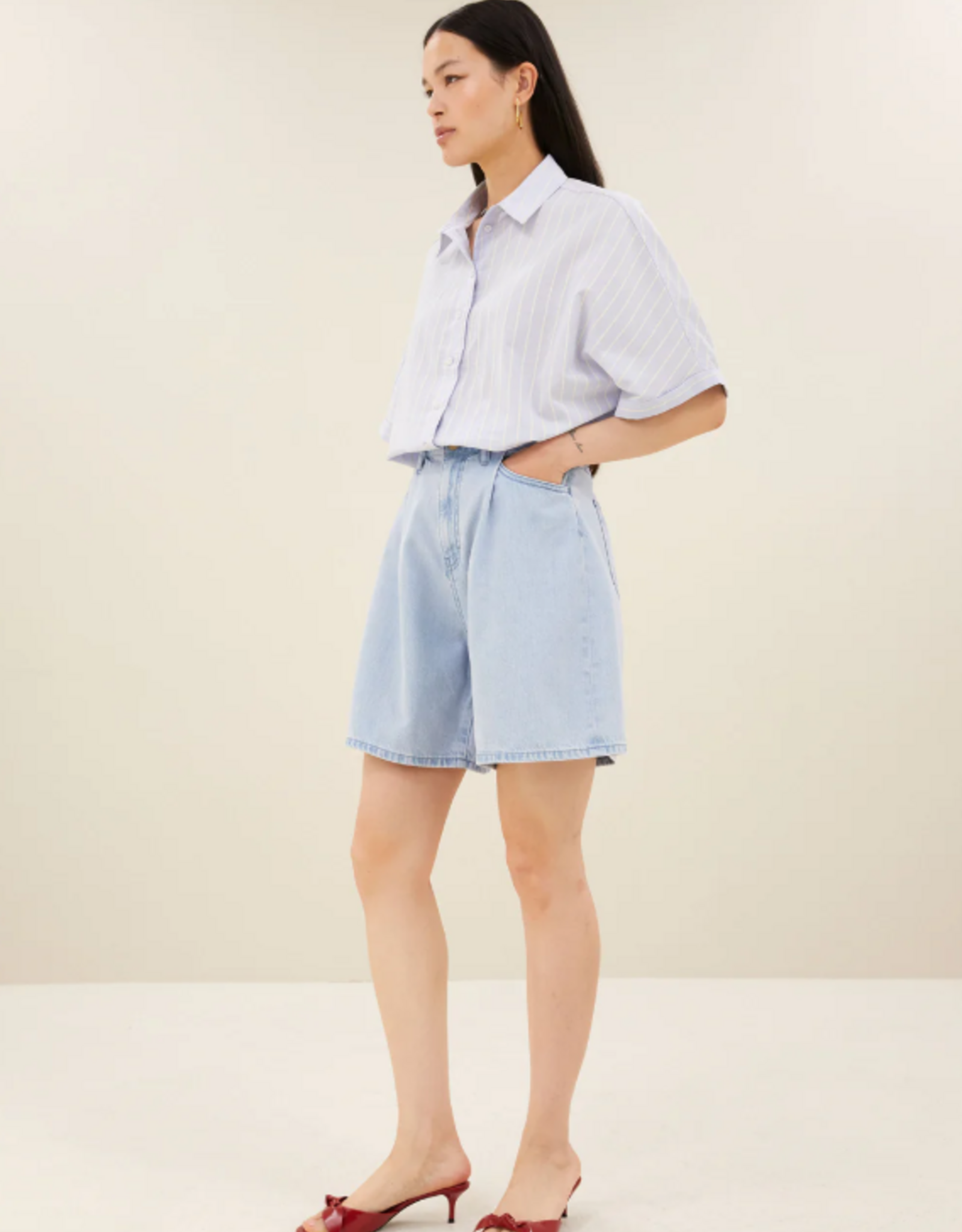 By Bar Elisa Denim Short Light Denim