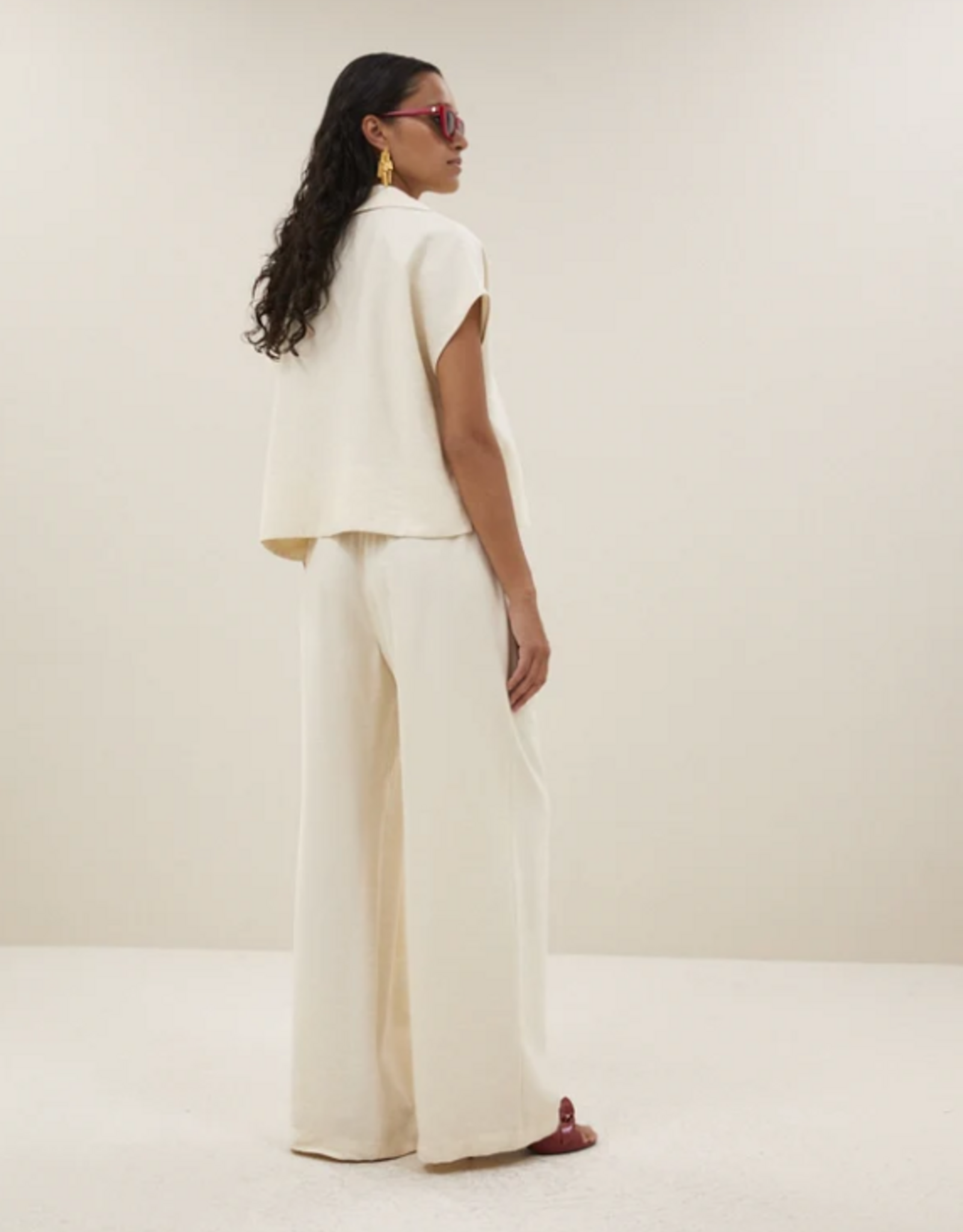 By Bar Zia Blouse Cream