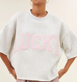 By Bar Willow Lucky Top Light Grey Melee