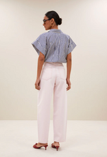 By Bar Pixie Blue Stripe Blouse Dark Blue