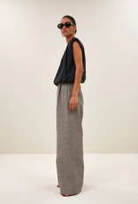 By Bar Nilou Jersey Top Jet Black