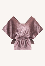 By Bar Simone Metallic Top Dusty Lilac