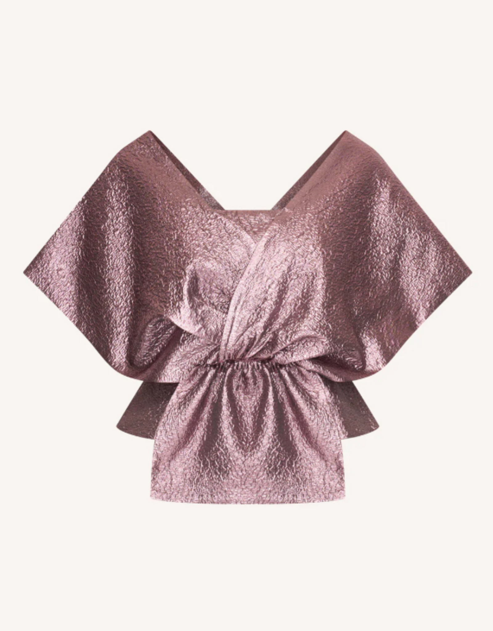 By Bar Simone Metallic Top Dusty Lilac