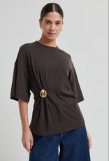 Second Female Enora Brooche Tee Chocolate Torte