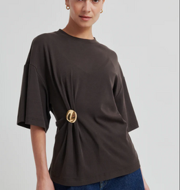 Second Female Enora Brooche Tee Chocolate Torte