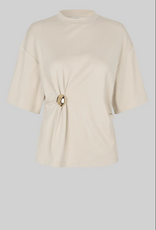 Second Female Enora Brooche Tee Soft Beige
