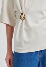 Second Female Enora Brooche Tee Soft Beige